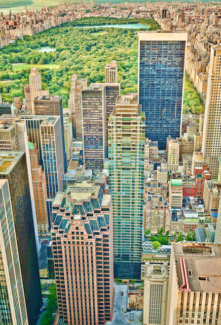 Looking down - New York City