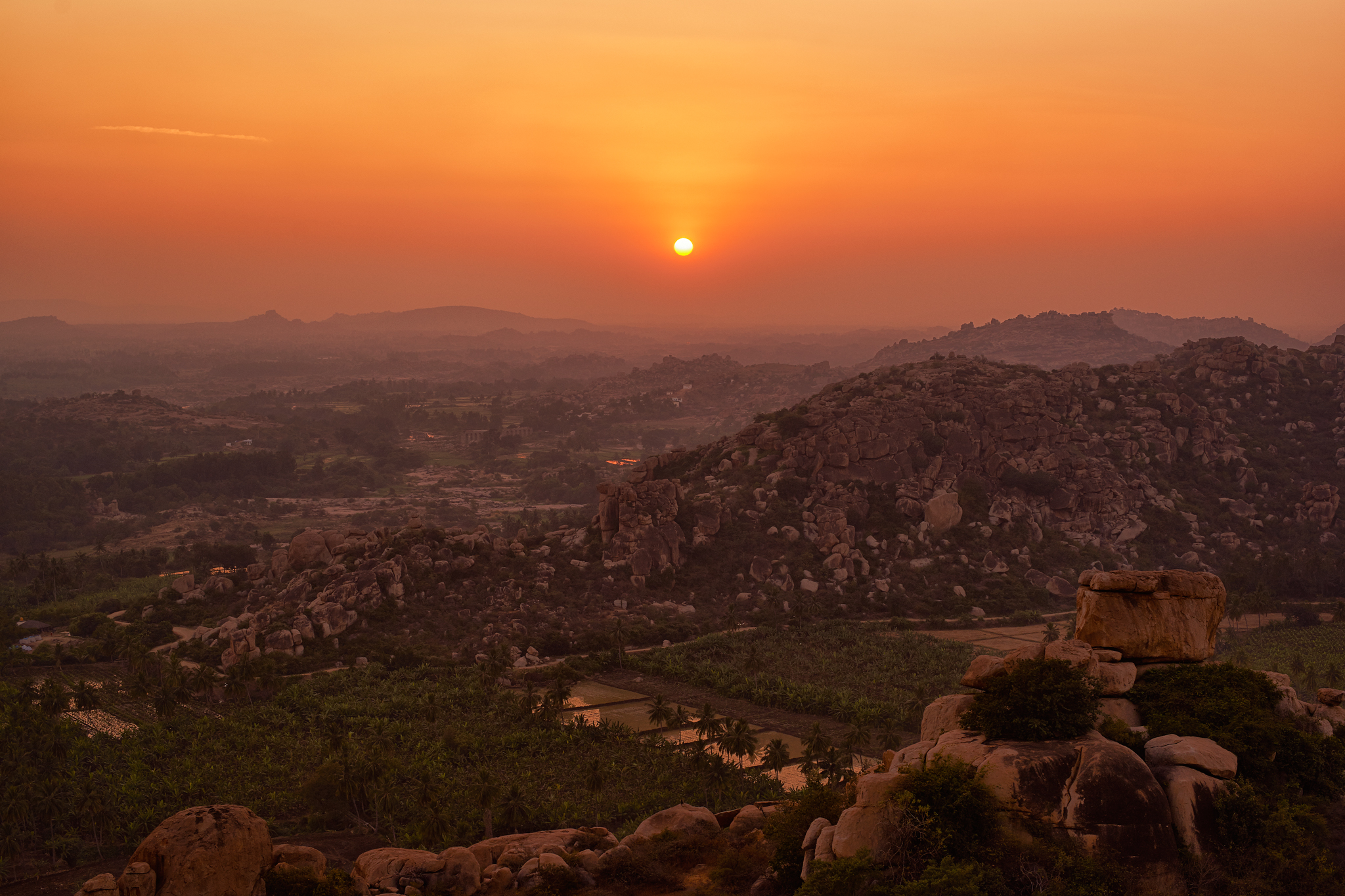 Sunset from Anjaneya Hill